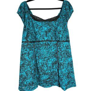 Lane Bryant Lace Overlay Blouse Size 18 NWT